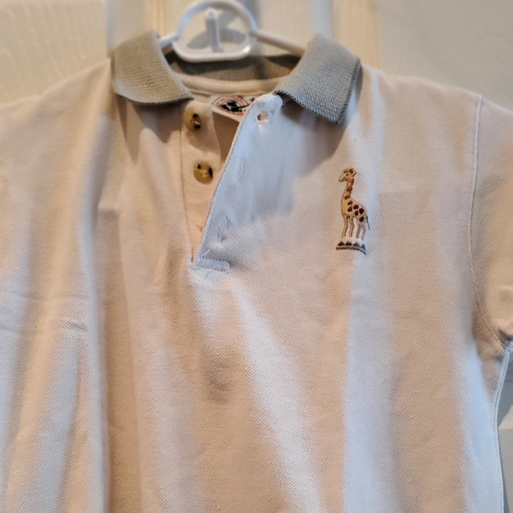 Good Lad Boys 4T Giraffe Button Polo